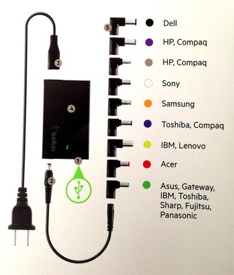 Belkin貝爾金 F5L134zh90W 通用筆記本電腦電源 (配USB 2.1A充電端口)【行情 報價 價格 評測】-電腦/辦公 電腦整機、電腦配件-瑯瑯比價網(wǎng)
